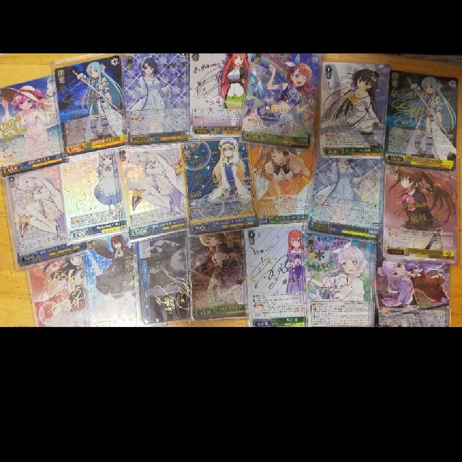 2 SP signature confirmed Weiss Schwartz Packs