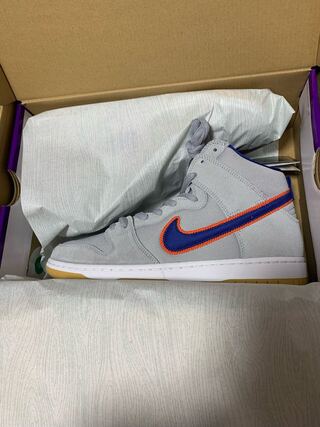 Nike SB Dunk High "Rush Blue and Team Orange/New York Mets" 29cm