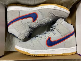 Nike SB Dunk High "Rush Blue and Team Orange/New York Mets" 26cm