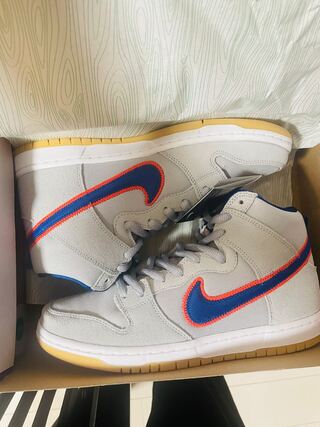 Nike SB Dunk High "Rush Blue and Team Orange/New York Mets" 26.5cm