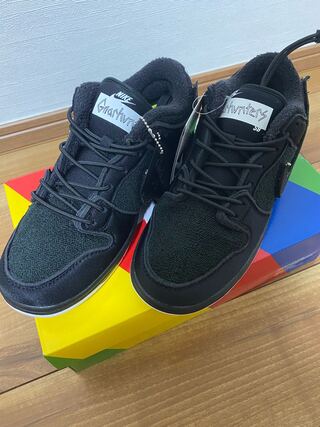Gnarhunters × Nike SB Dunk Low "Black/White" 26.5cm