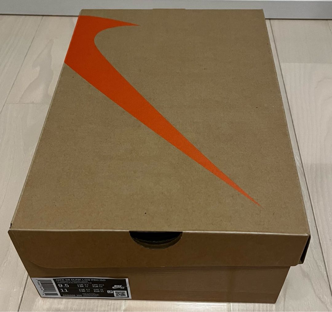 ナイキ SB ダンク ロー プロ ISO オレンジレーベル "ライト コニャック" 27.5cm