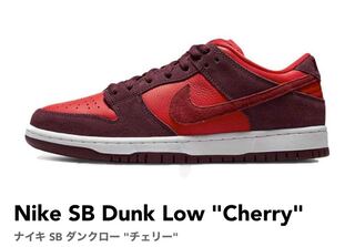 ナイキ SB ダンクロー "チェリー" 27.5cm