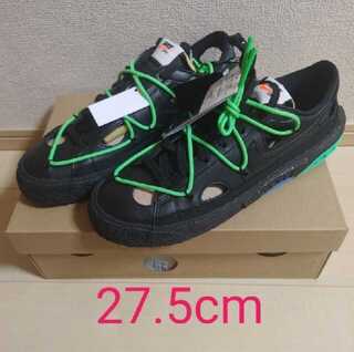 Off-White × Nike Blazer Low Black 27.5cm 27.5cm