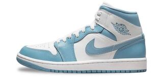 Nike WMNS Air Jordan 1 Mid "University Blue" 27cm