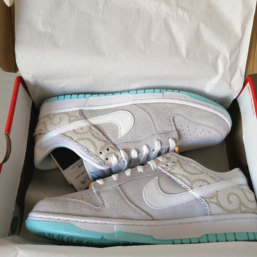 28.5 cm] New, unused 2-piece set NIKE DUNK LOW BARBER SHOP 28.5cm