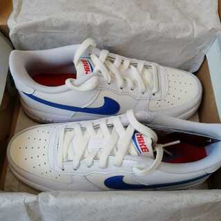 最新作 NIKE AIR FORCE 1 GS WHITE GUM GAMEROYAL 25cm 希少サイズ ラスト1点 25cm