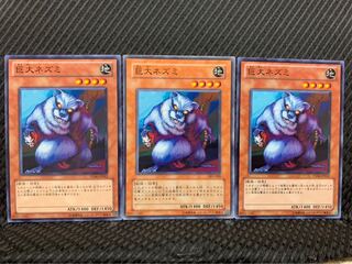 【ぽぽたん】遊戯王 8782 巨大ネズミ 3枚 ノーマル