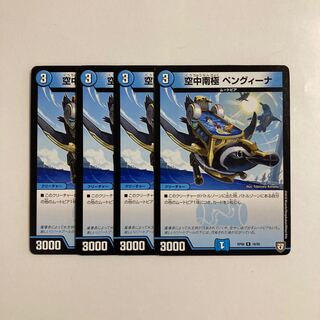 K113 Aerial Antarctic Penguina, set of 4, DUEMA TREATLE