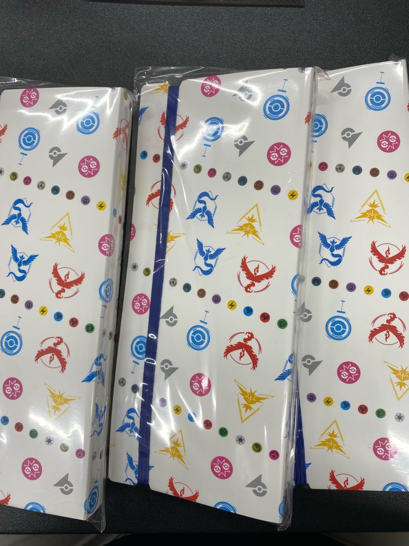 Pokemon GO Card File x 3