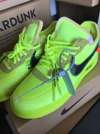 OFF-WHITE × NIKE AIR FORCE 1 VOLT 28.5cm