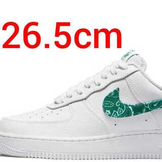 ナイキ ウィメンズ エアフォース1 ロー '07 エッセンシャル "グリーン ペイズリー" 26.5cm