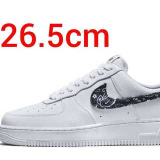 エアフォース1 ロー'07エッセンシャルブラック ペイズリー 26.5cm