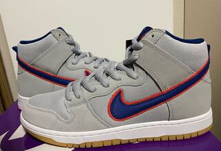 ナイキ SB ダンク ハイ "ラッシュ ブルー アンド チーム オレンジ/ニューヨーク メッツ" DH7155-001 28.5cm