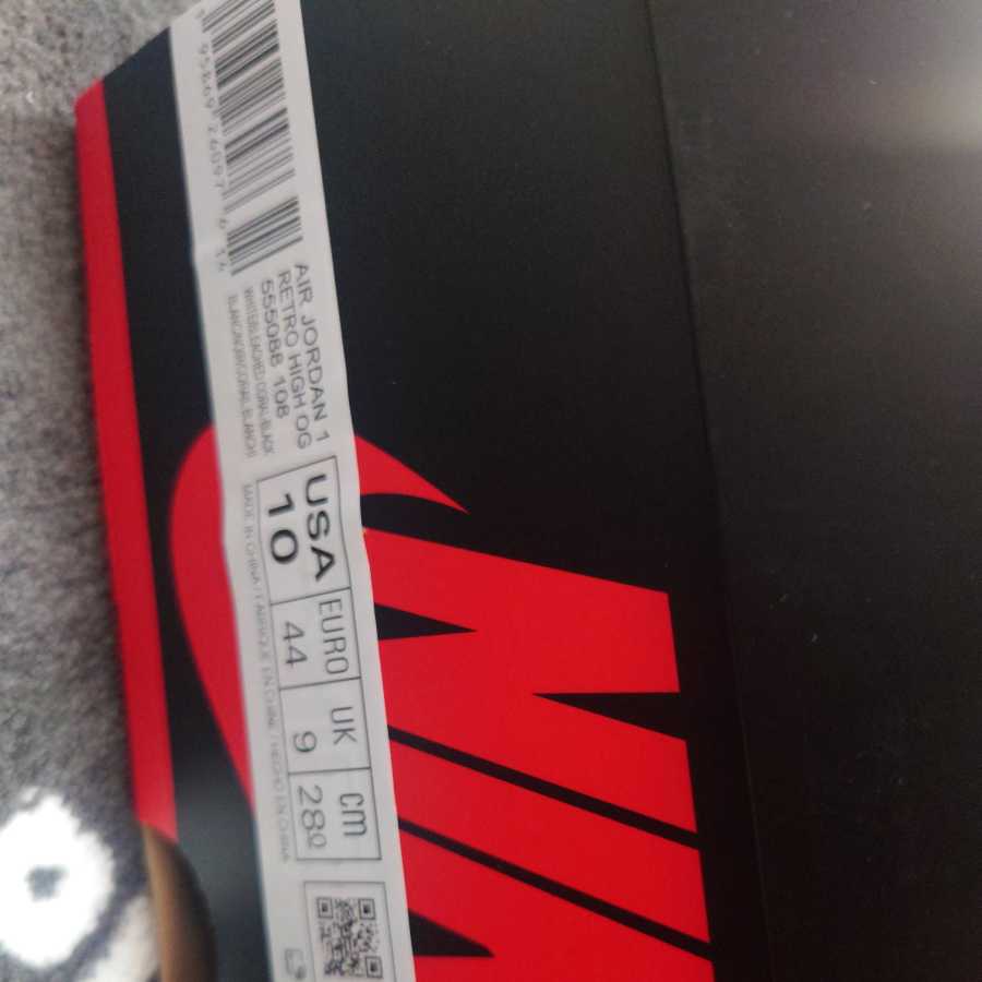 Nike GS Air Jordan 1 High OG "Bleached Coral" 28cm