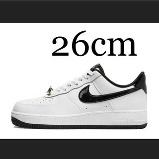 ナイキ エアフォース1 '07 LV8 "ワールドチャンプ/ホワイト アンド ブラック" 26 26cm