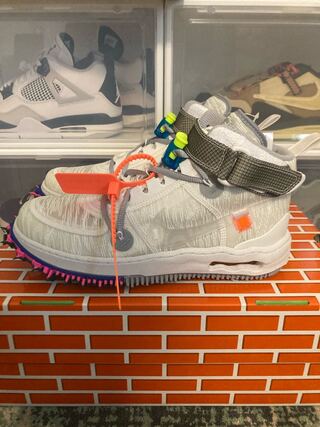 オフホワイト × ナイキ エアフォース1 ミッド "グリーン/ホワイト DR0500-300 26.5cm