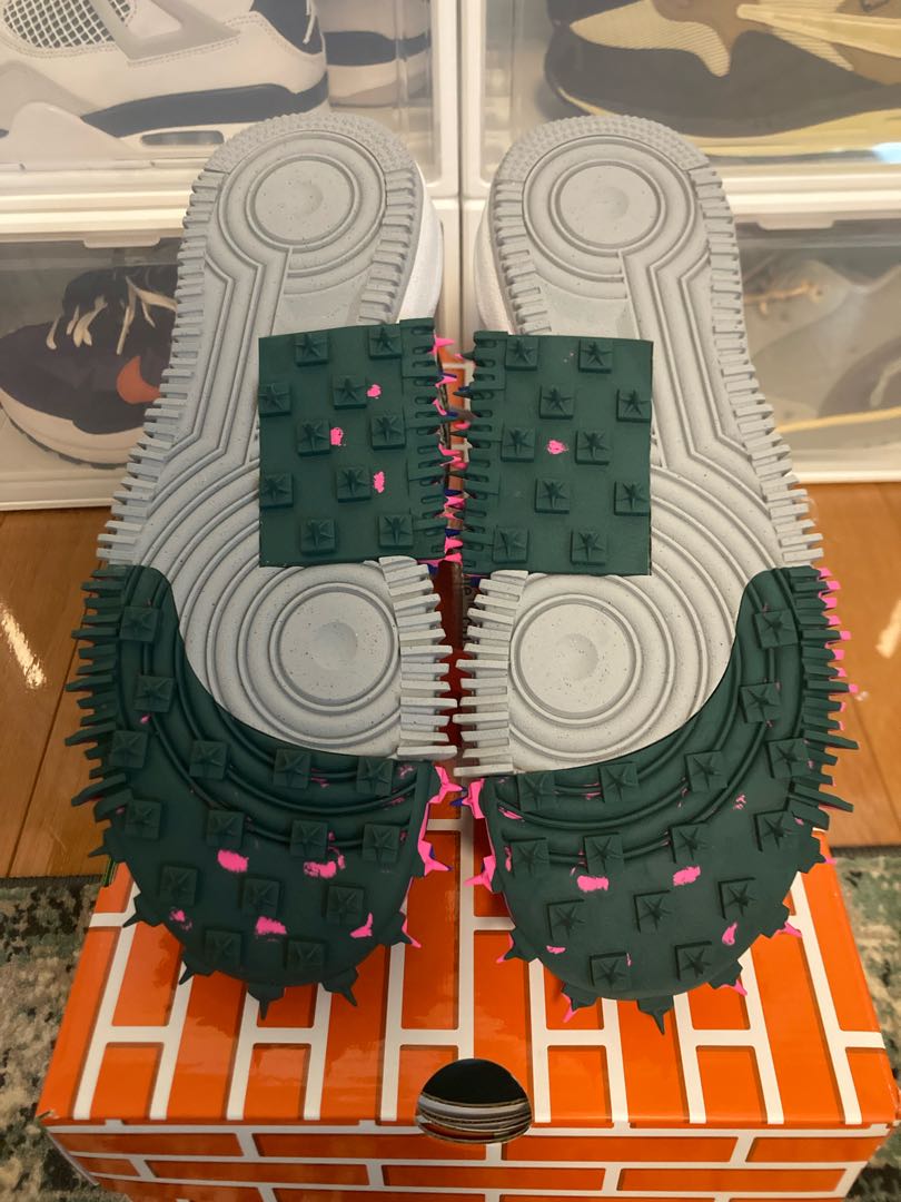 Off Ho Wight x Nike Air Riryoku1 Mid "Green/Ho Wight DR0500-300 26.5cm