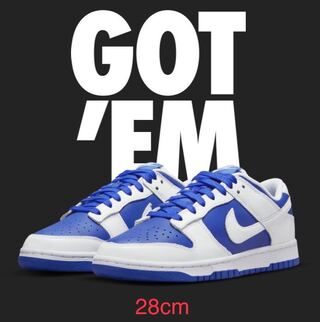NIKE ダンクロー　レーサーブルー　28cm クーポン適応 28cm