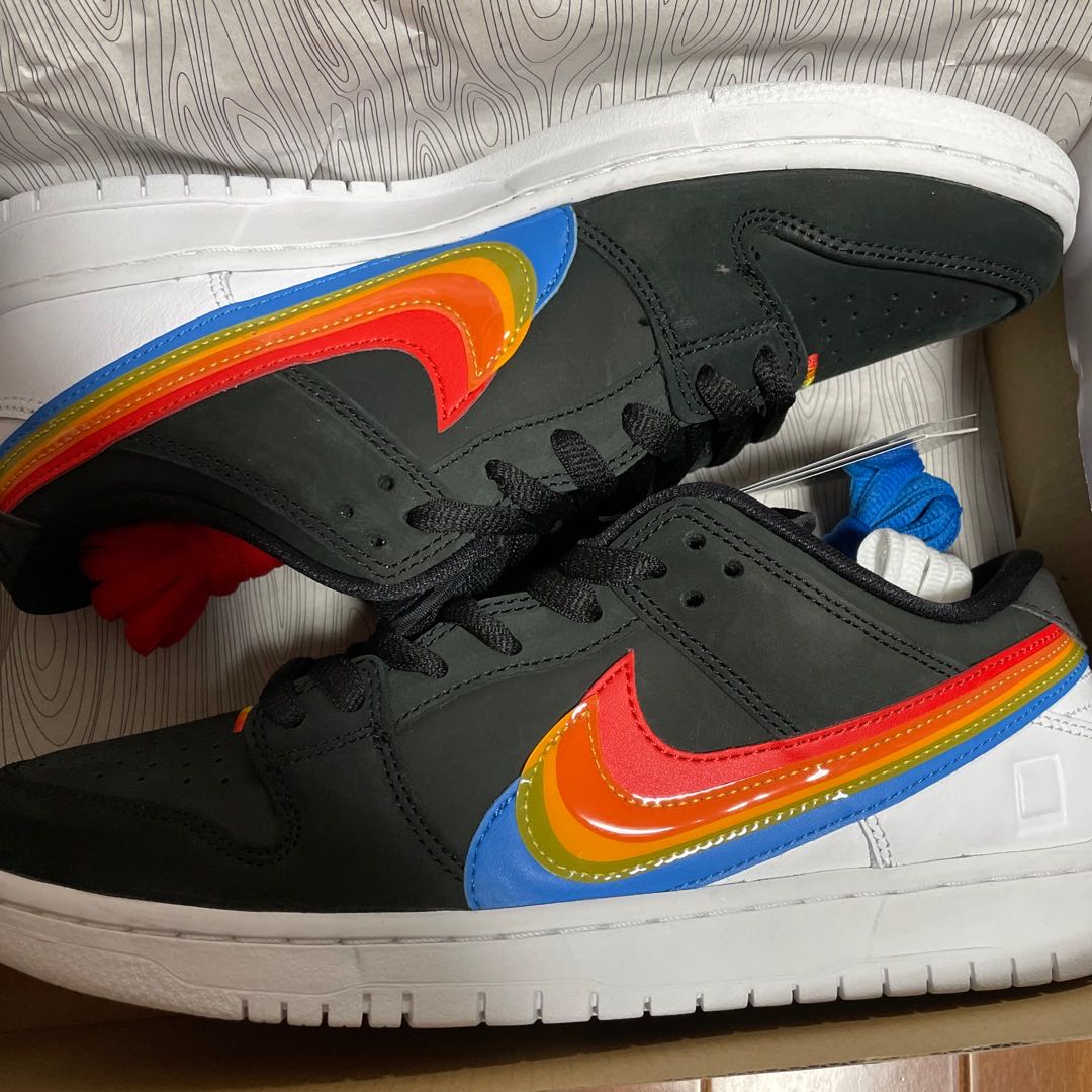 Nike sb dunk low pro black x Polaroid 28 28cm