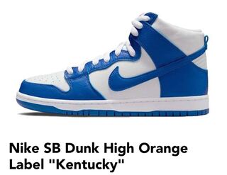 ナイキ SB ダンク ハイ オレンジレーベル "ケンタッキー" DH7149-400 27.5cm