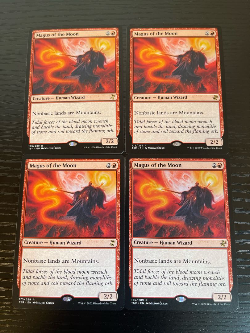 Magus of the Moon TSR English 4-card set