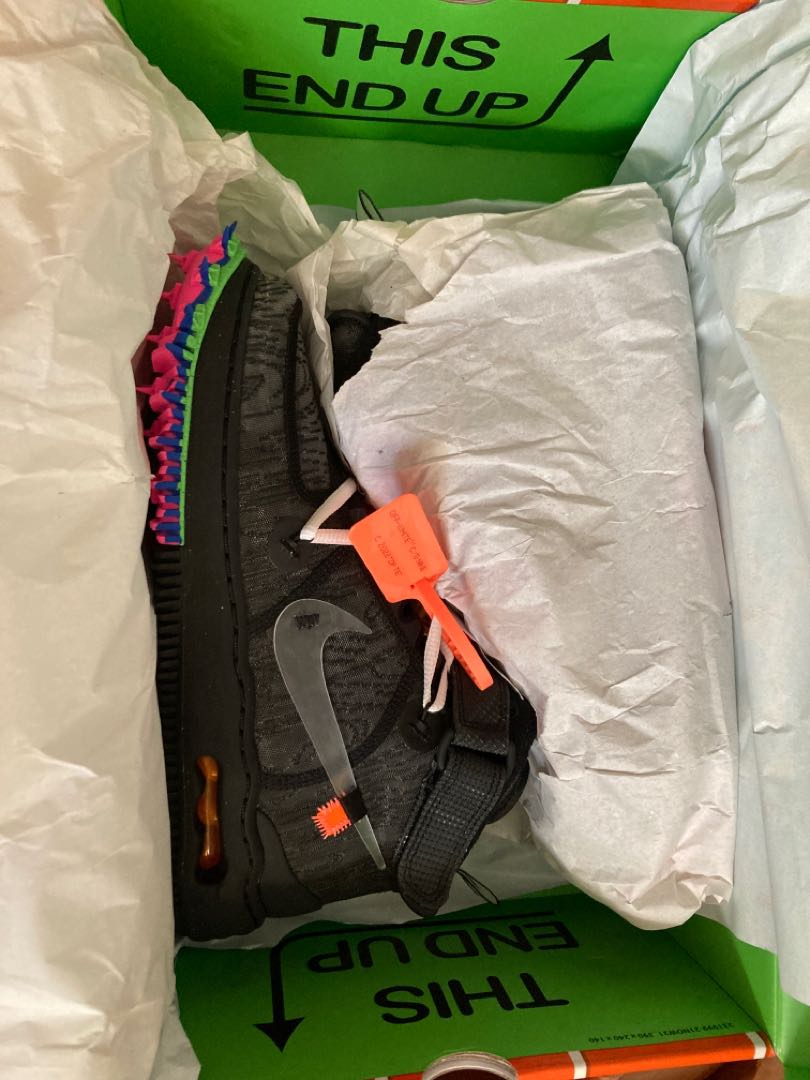 Offho Wight x Nike Air Riryoku1 Mid "Black" DO6290-001 26.5cm 26.5cm