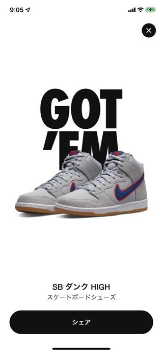 ナイキSB ダンク ハイ cloud grey/rush blue 27.5cm 27.5cm