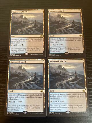 Shipwreck Marsh/Shipwreck Marsh English 4-card set