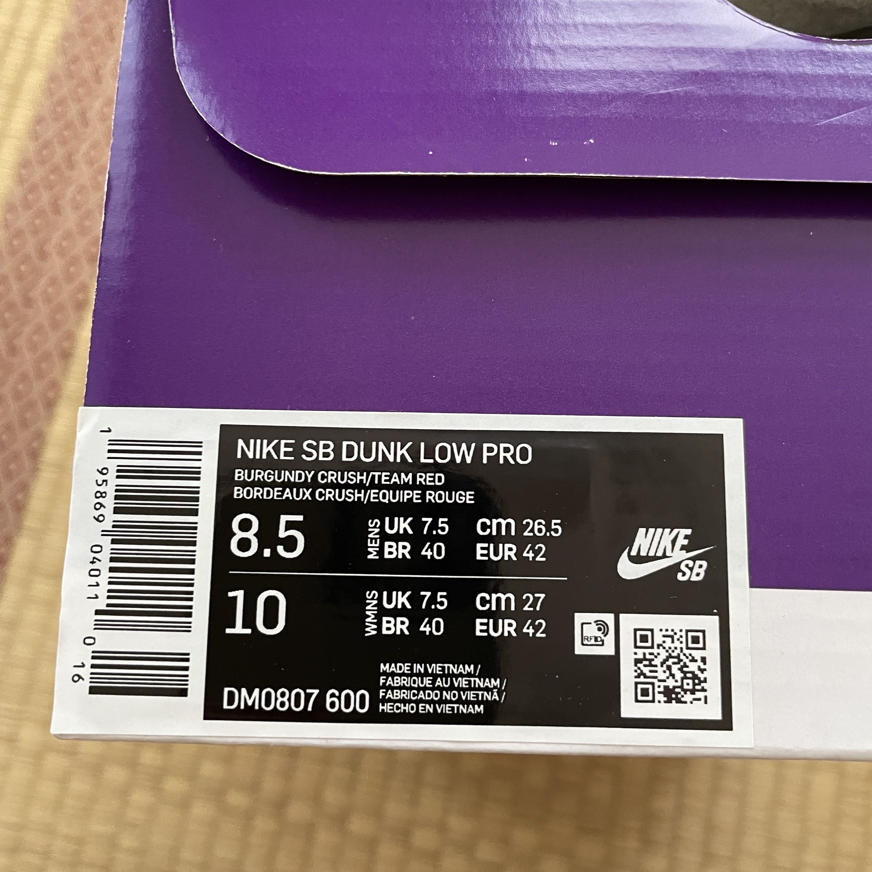 5000yen Coupon Target 26.5cm NIKE Dunk Low Cherry 26.5cm