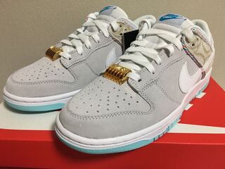 ナイキ ダンク ロー "バーバーショップ グレー" DH7614-500 26cm