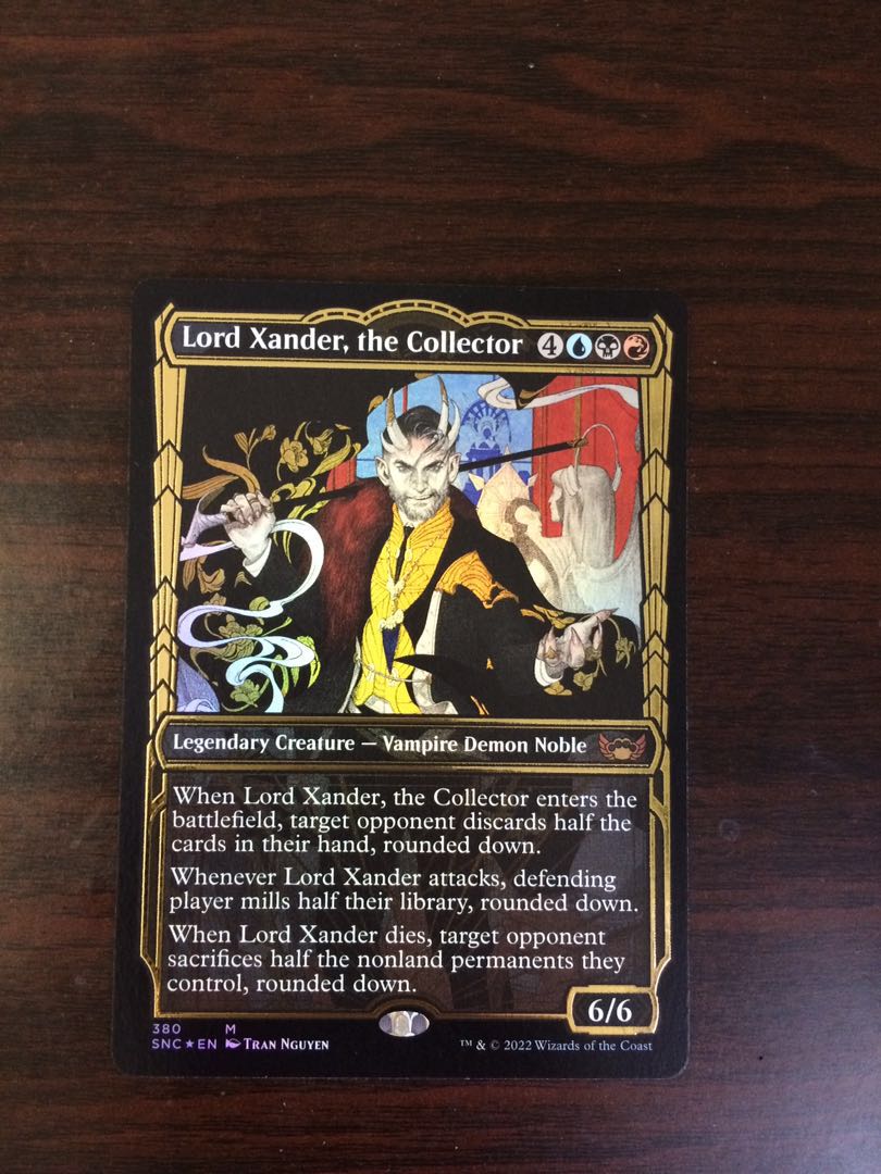 EN Foil Lord Xander The Collector SNC BF R 