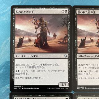 MTG 4-card Lord of the Accursed