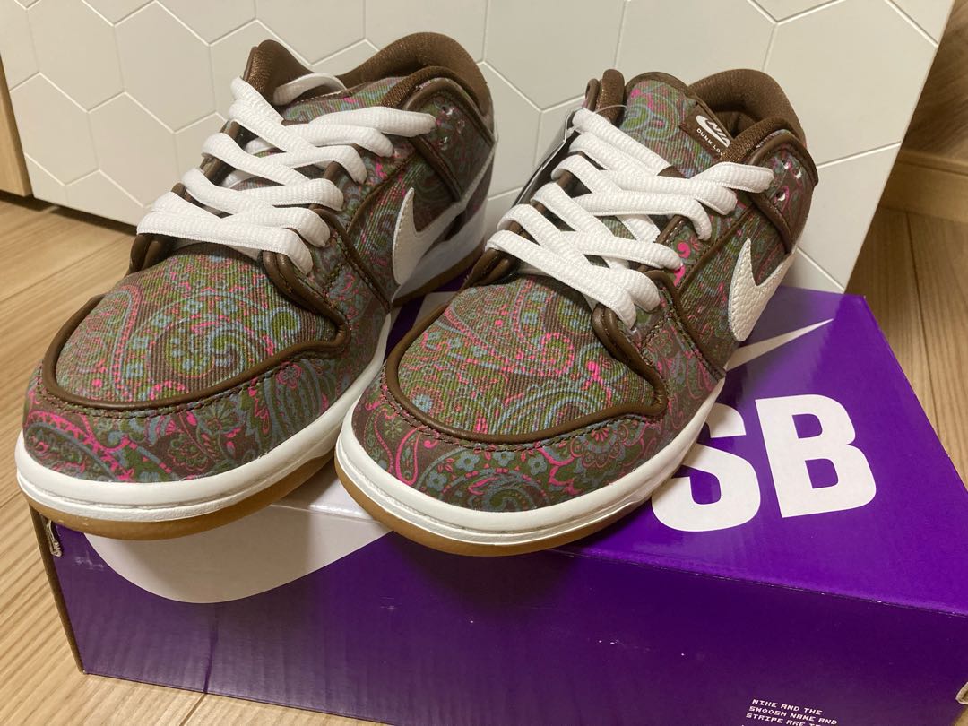 Nike SB Dunk Low PRM Brown Paisley 26cm