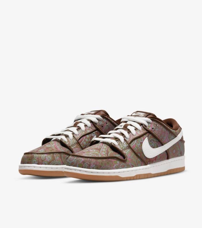 Nike SB Dunk Low PRM Brown Paisley 26cm
