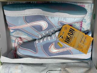 ユニオン × ナイキ ダンク ロー パスポートパック "アルゴン/ハイパーロイヤル" 28cm