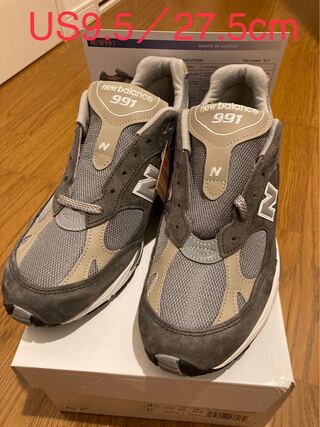 ニューバランス M991UKF フリンビー カタログ パック "グレー/ホワイト" M991UKF 27.5cm