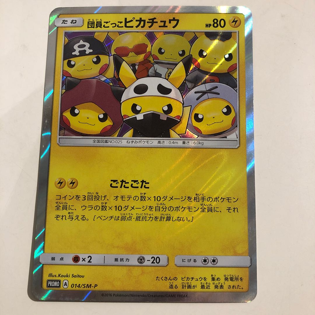 【追跡有】団員ごっこピカチュウ