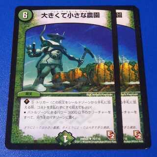 大きくて小さな農園　2枚【管理記号null】