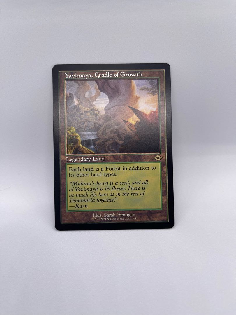 One English Old Frame Yavimaya, Cradle of Growth/Yavimaya, Cradle of Growth