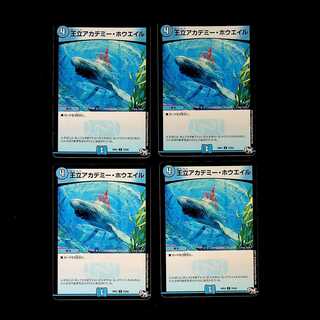 DM Royal Academy Whale Common, set of 4 (iii)