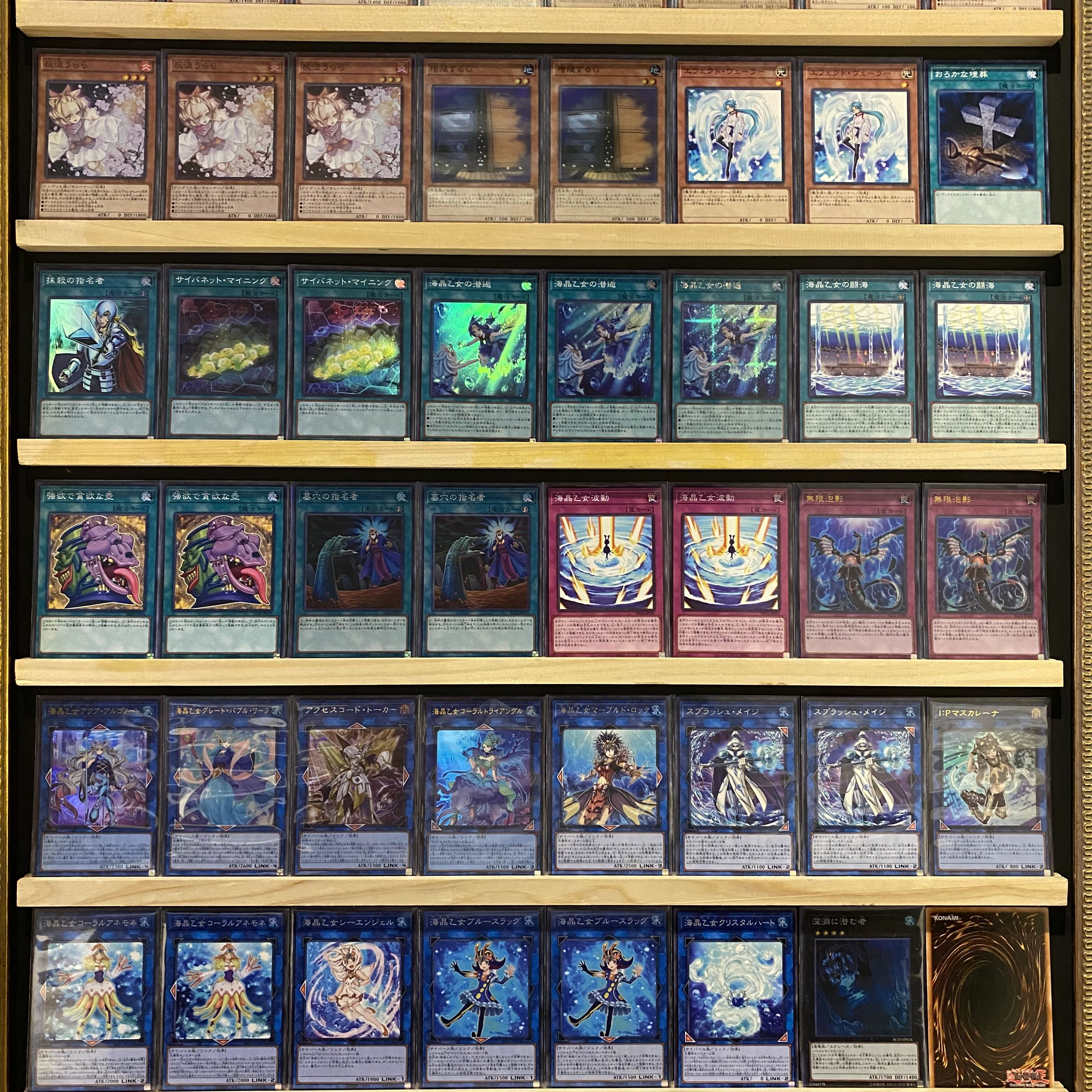 即日発送！大会用【海晶乙女】マリンセス　デッキ　遊戯王　海晶乙女スプリンガール　海晶乙女の潜逅　海晶乙女グレート・バブル・リーフ　海晶乙女アクア・アルゴノート　海晶乙女コーラル・トライアングル