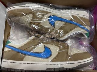 size? × Nike Dunk Low "Dark Driftwood/Photo BlueRattan" サイズ × ナイキ ダンク ロー "ダーク ドリフトウッド/フォトブルーラタン" 28.5 28.5cm