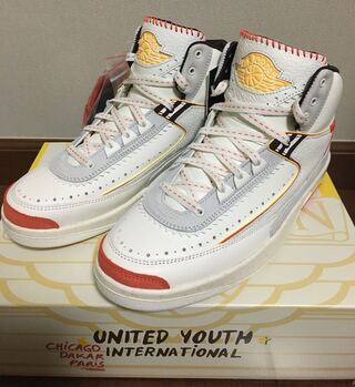 メゾン シャトー ルージュ × ナイキ エアジョーダン2 ハイ "ユナイテッド ユース ナショナル" DO5254-180 26cm