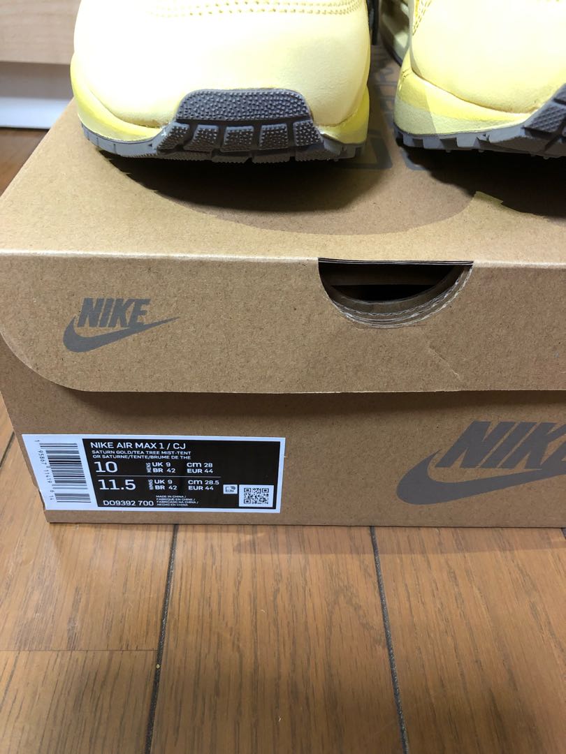 Travis Scott x Nike Air Max 1 "Cactus Gold" DO9392-700 28cm