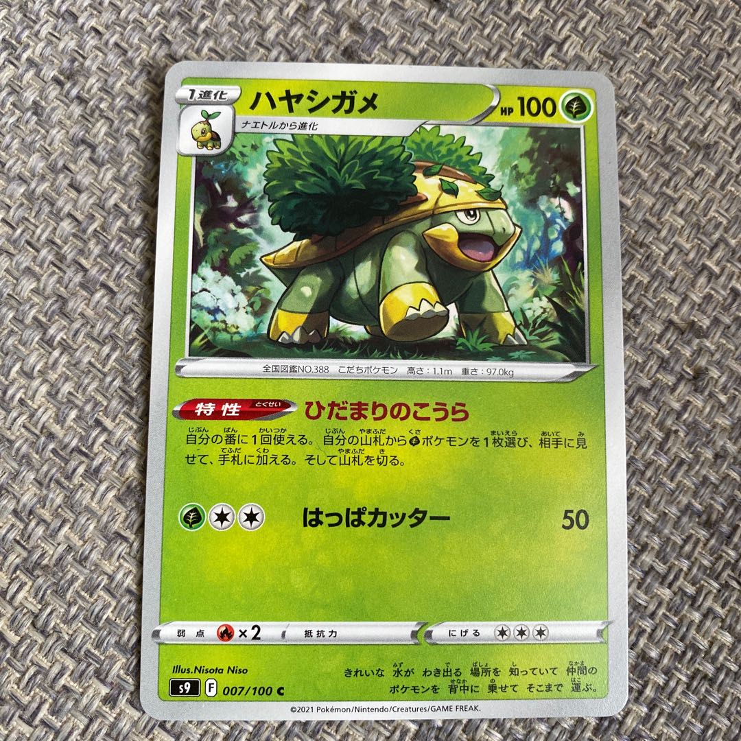 ドダイトス R 008/100、ハヤシガメ、ナエトル3枚セット