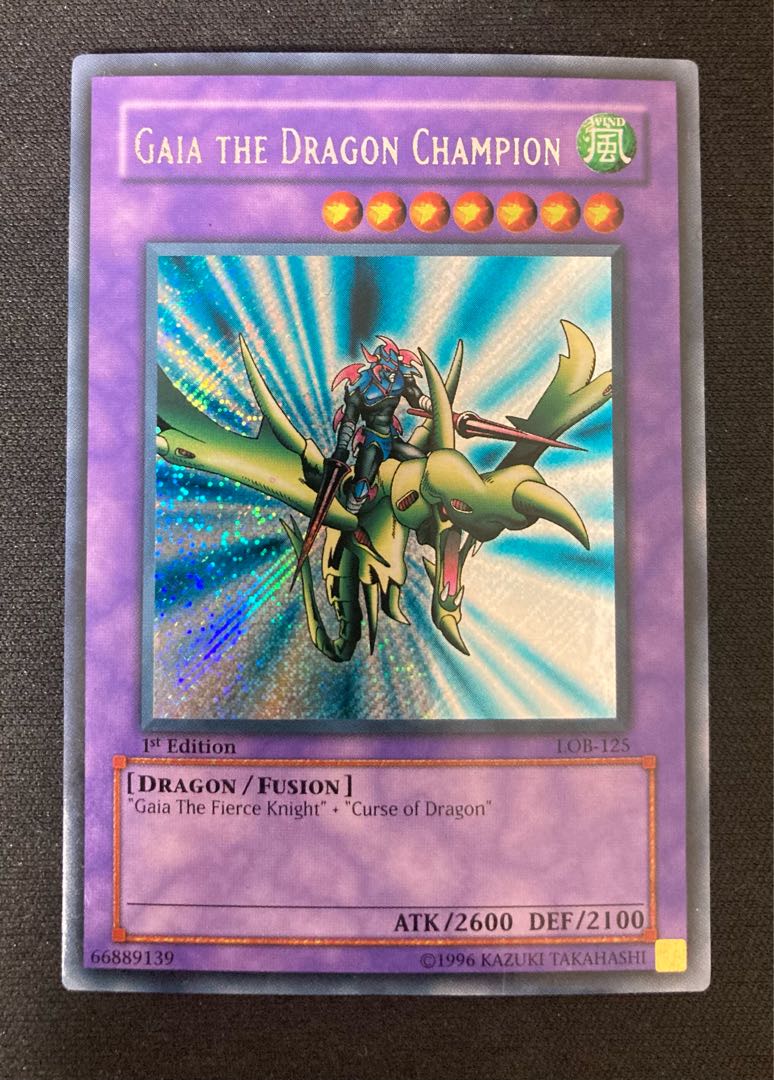 LOB-125] Gaia the Dragon Champion English Secret