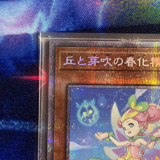 丘と芽吹の春化精 プリズマティックシークレットレア JP016
