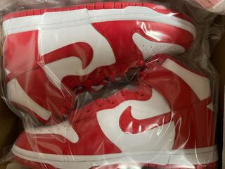 Nike Dunk High Championship White and Red 26.5cm