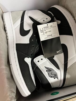 ナイキ GS エアジョーダン1 ハイ OG "ブリーチド コーラル" 575441-108 27cm